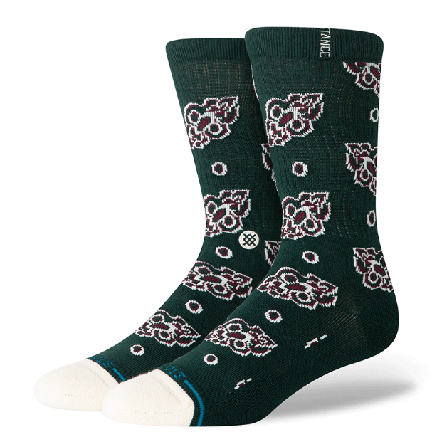 Stance "Pine Brocade Crew" Casual Butter Blend Crew Socks