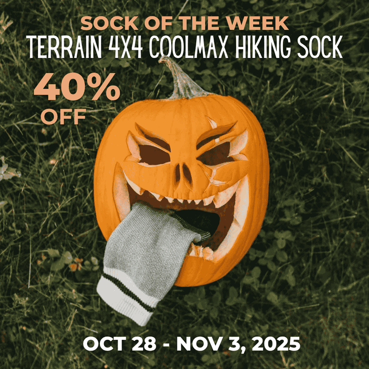 Chaussette de randonnée d'été Coolmax « Terrain 4x4 » de JB Field (grande taille)