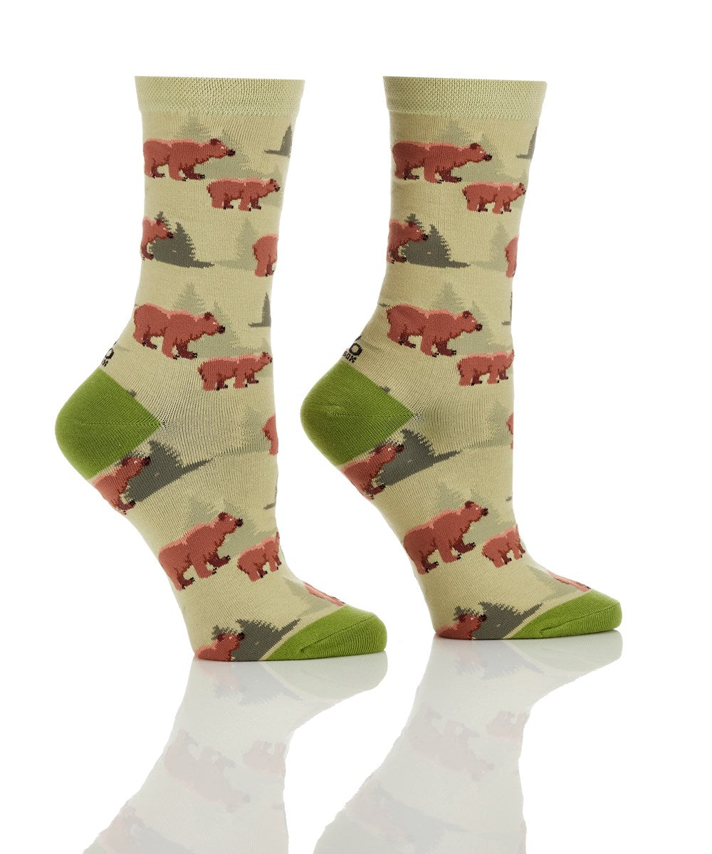animal socks with bears