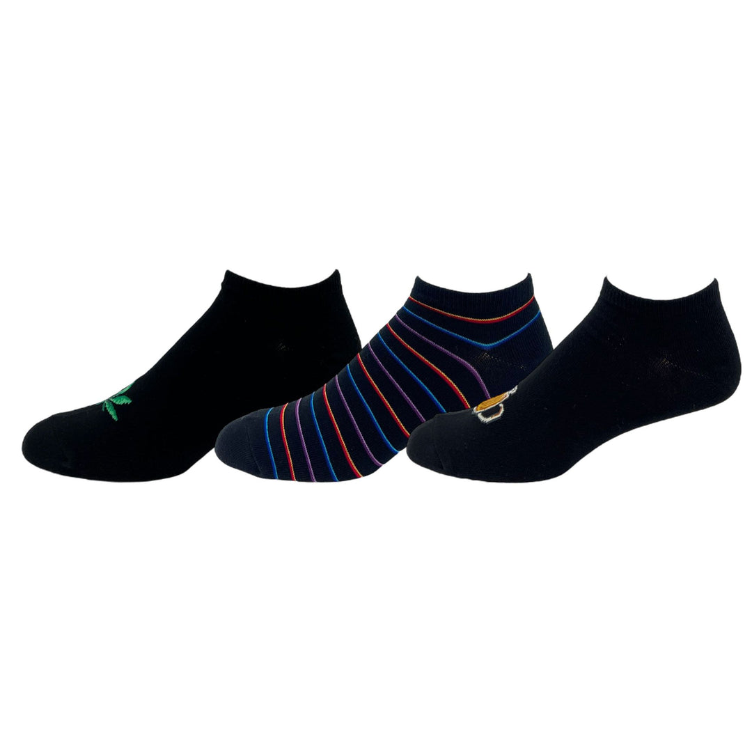 Chaussettes en coton « Chevron » par Key - Large