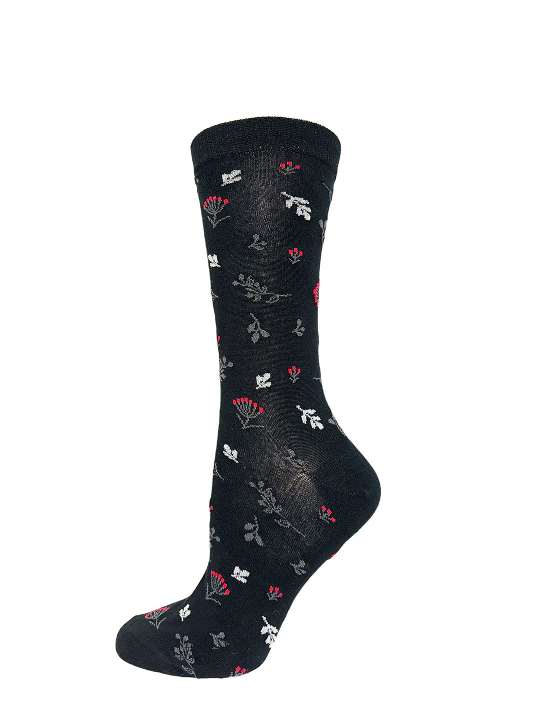 Chaussettes en bambou « Winter Floral » de Point Zero - Medium