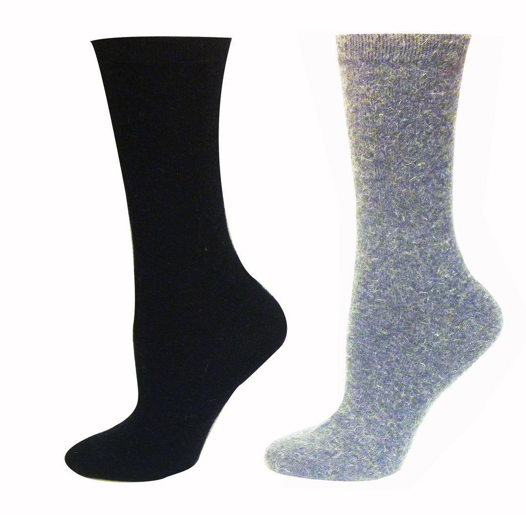 Chaussettes habillées « Plain Angora » de Point Zero - Medium