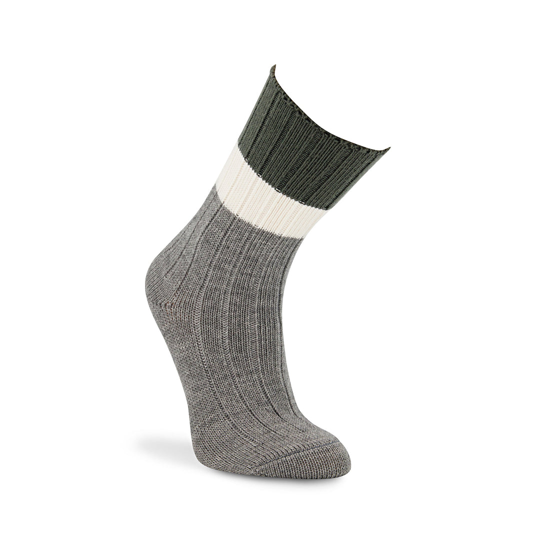 J.B. Field's Women's Muted Striped Merino Wool & Cashmere Socks