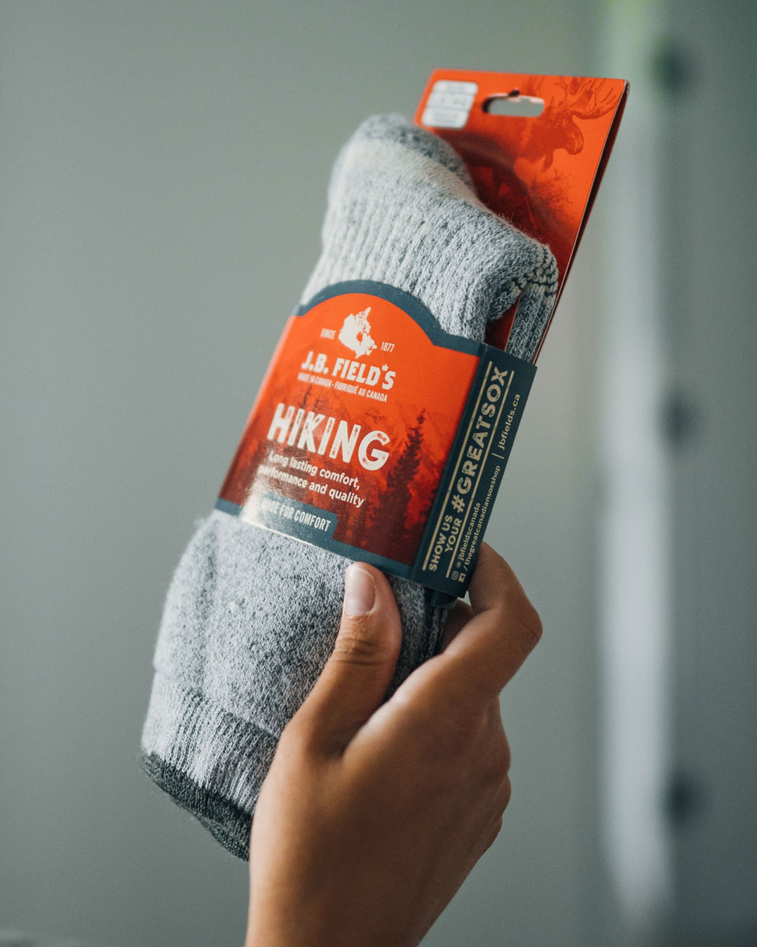 J.B. Field's "Technical Explorer" Merino/Coolmax Crew Hiking Sock