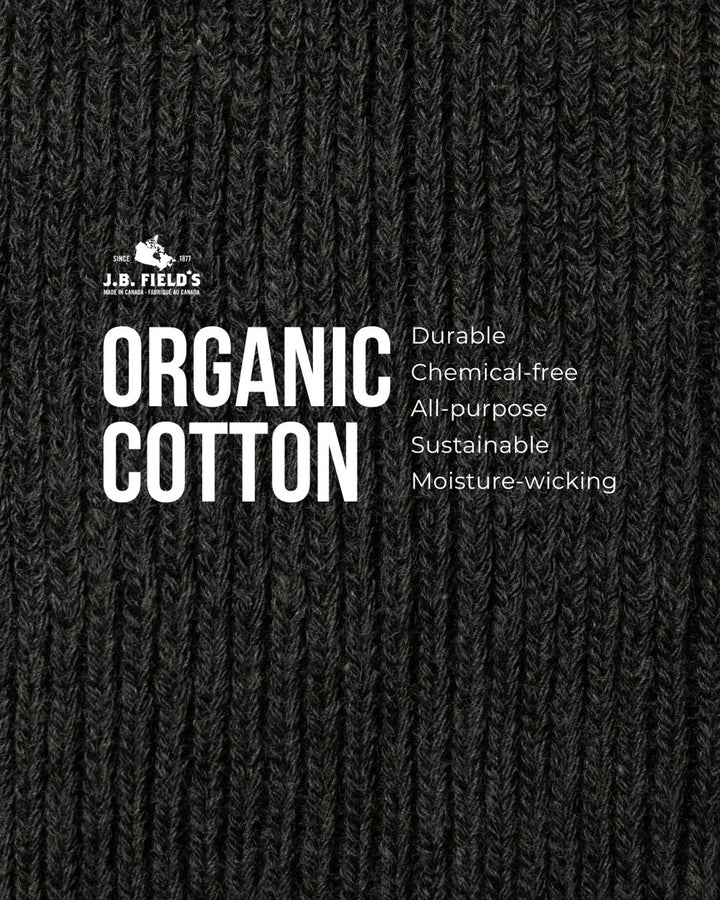 J.B. Field's 96% Organic Cotton Weekender Socks