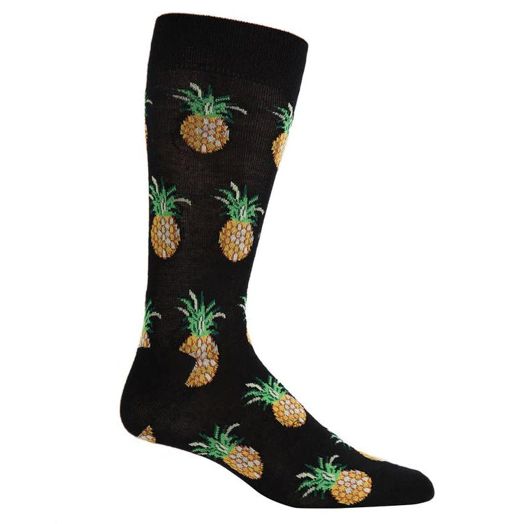 "Pineapple" Crew Bamboo Socks by Me Moí