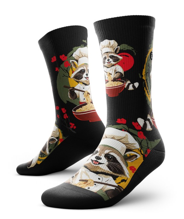 "Chef Roku" Performance Crew Running Socks by Outway