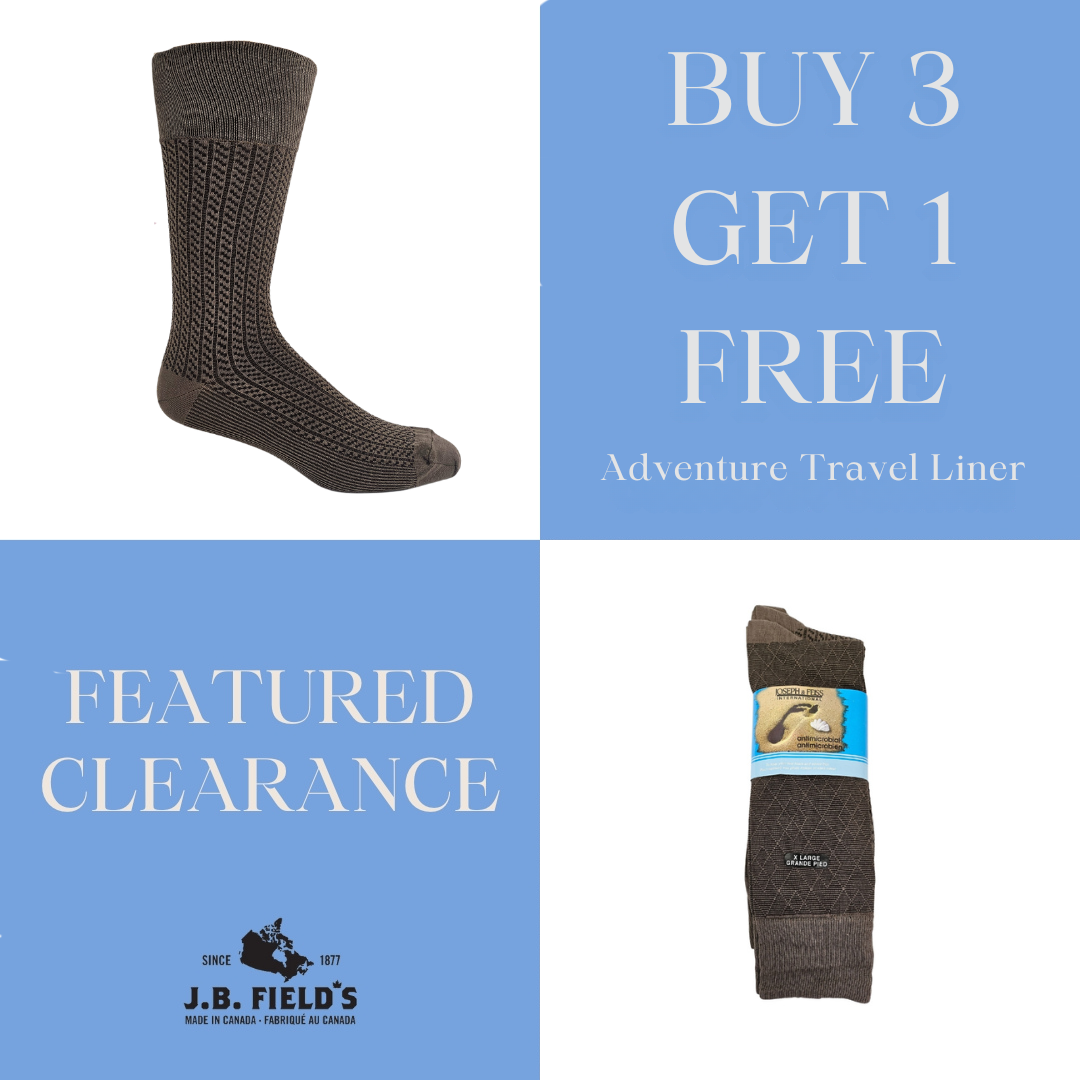 3 PAIR - Vagden Men's Assorted Pattern Mercerized Cotton XL Dress Socks (CLEARANCE)