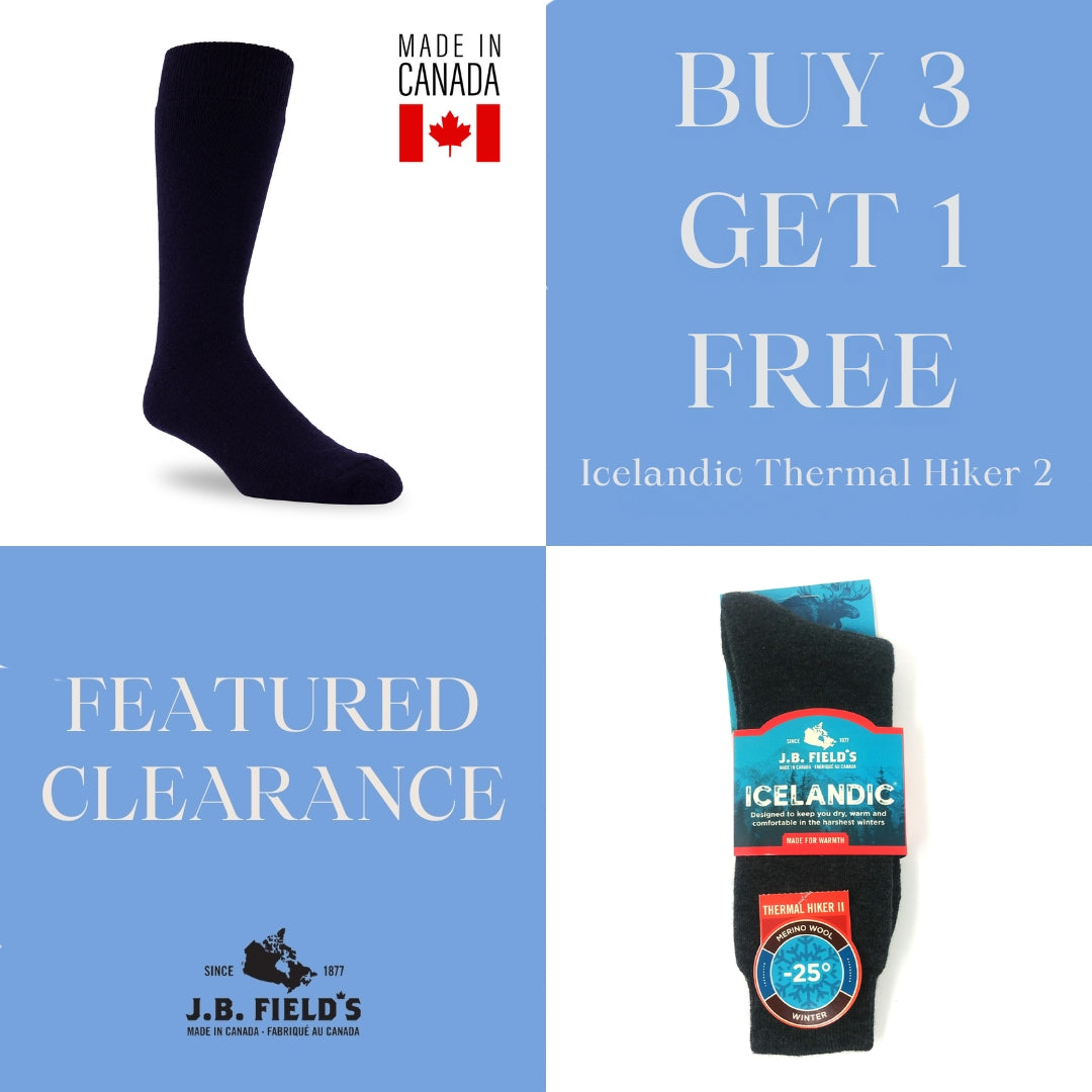 J.B. Field's 'Thermal Hiker II' Merino Wool Boot Sock (CLEARANCE)