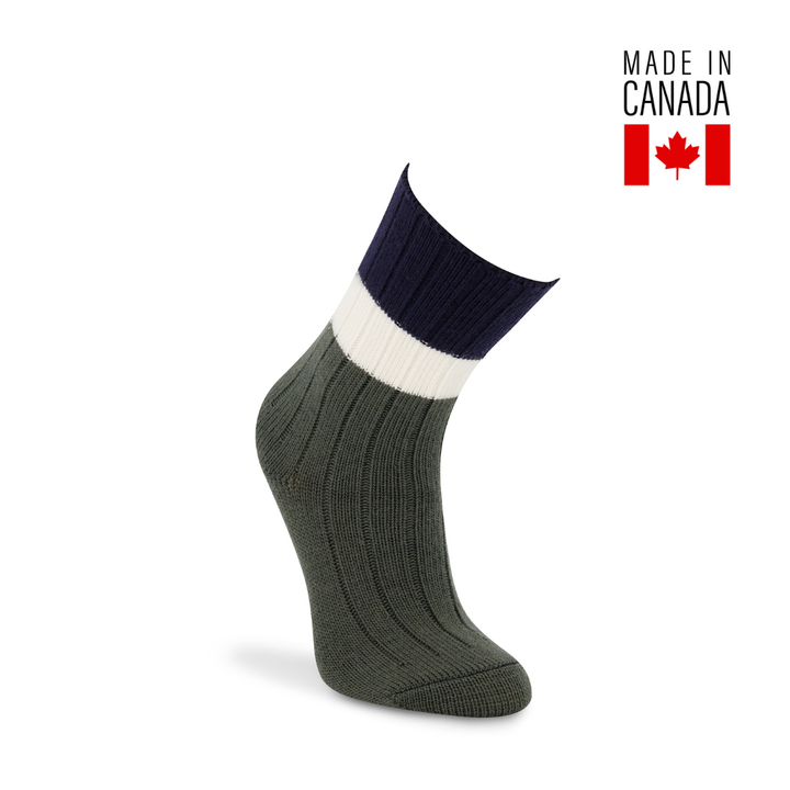J.B. Field's Women's Muted Striped Merino Wool & Cashmere Socks