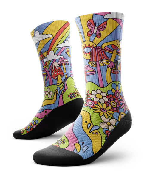 Groovy Performance Crew Running Socks by Outway – Great Sox