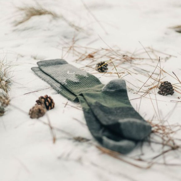 outdoor pattern hiking socks