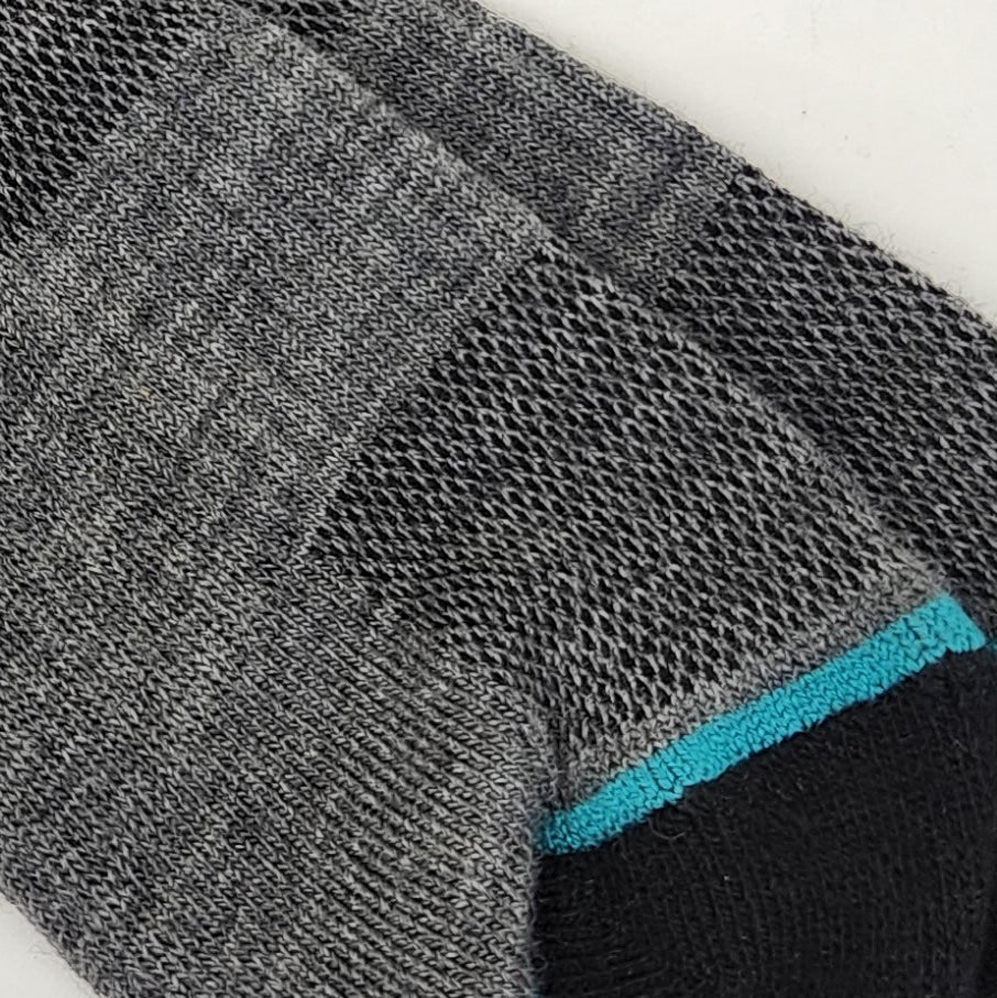 grey thermal hiking socks