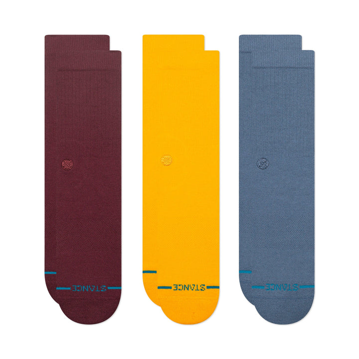 Stance "Icon 3 Pack" Combed Cotton Socks