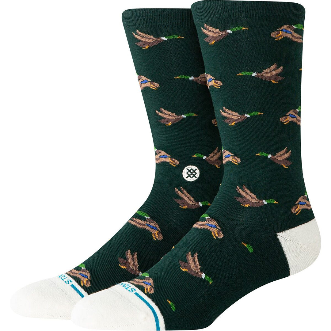 Stance "Huntin" Combed Cotton Blend Crew Socks - Large