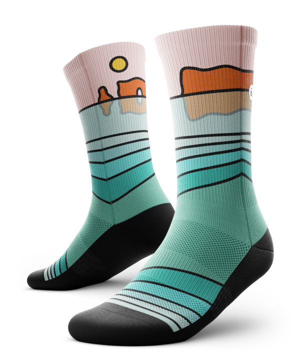 "Perce" Performance Crew Running Socks by Outway