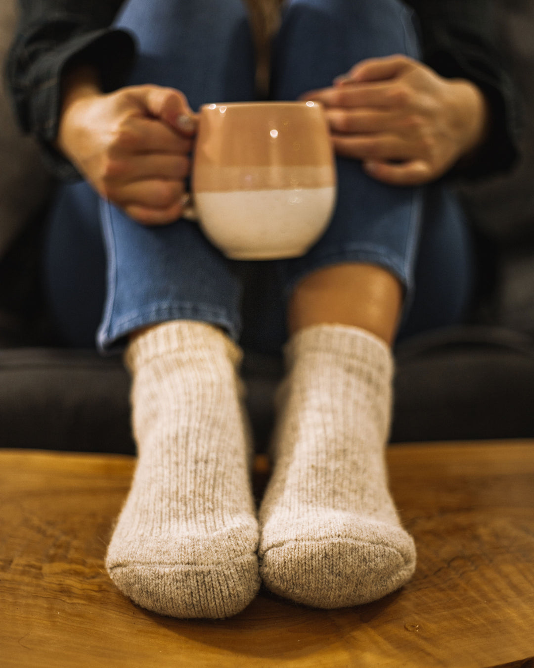 wool ankle socks