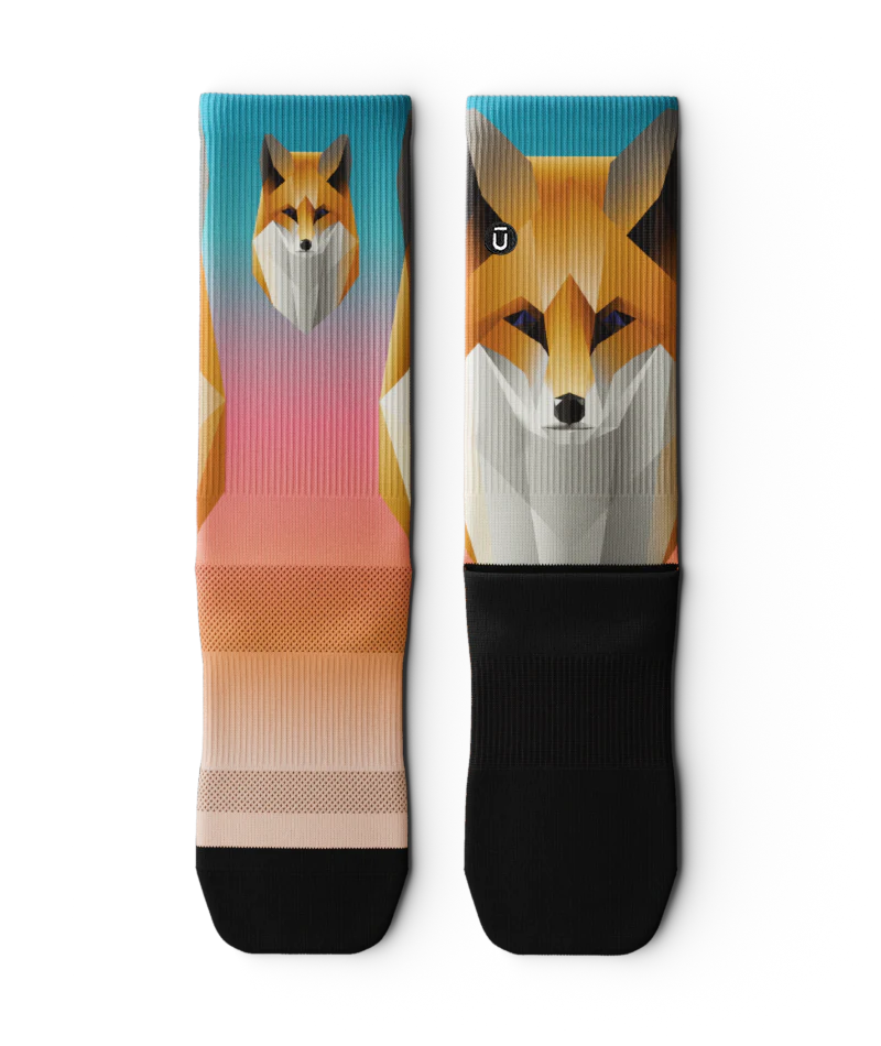 "Foxy" Performance Crew Running Socks by Outway