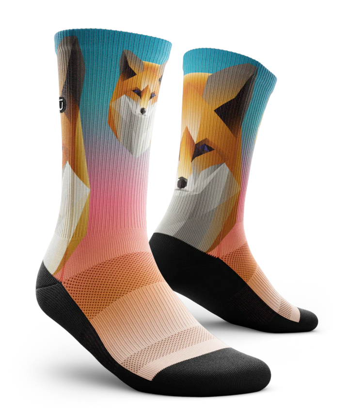"Foxy" Performance Crew Running Socks by Outway