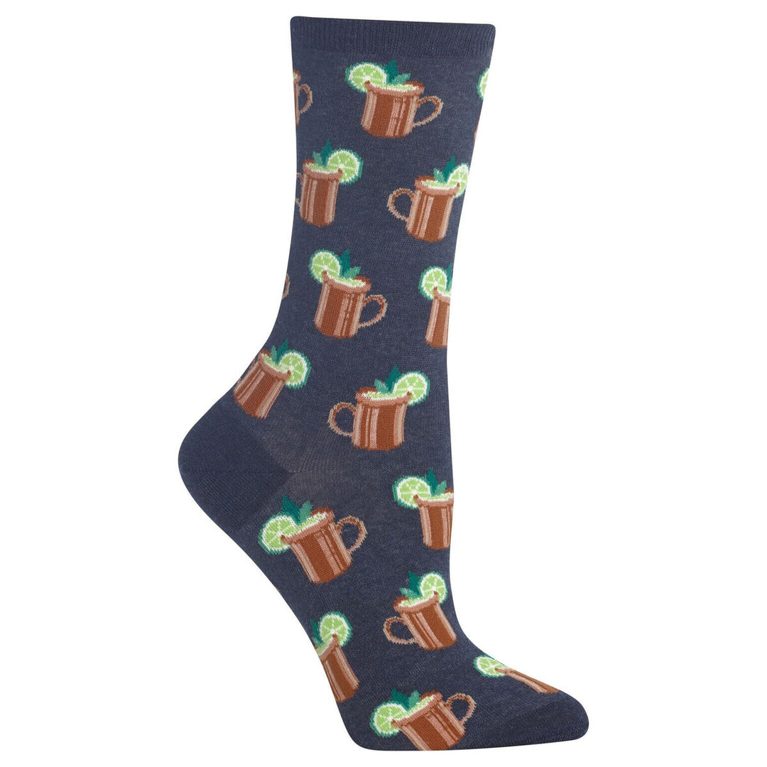 "Moscow Mule" - Crew Socks by Hot Sox - Medium