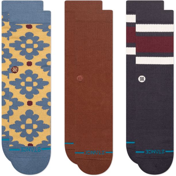 Stance "Ceramic Crew 3 Pack" Casual Combed Cotton Blend Socks