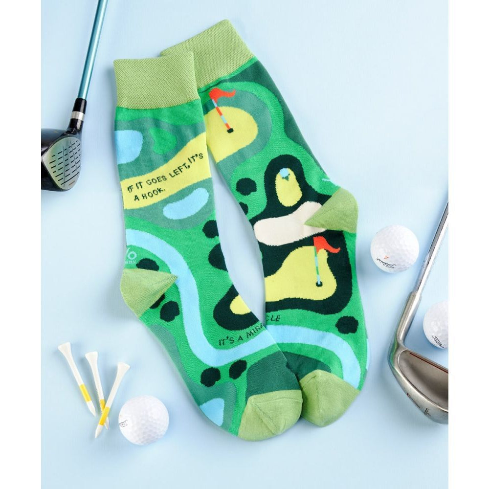 Chaussettes mi-mollet en coton « Golf » par YO Sox - Taille L