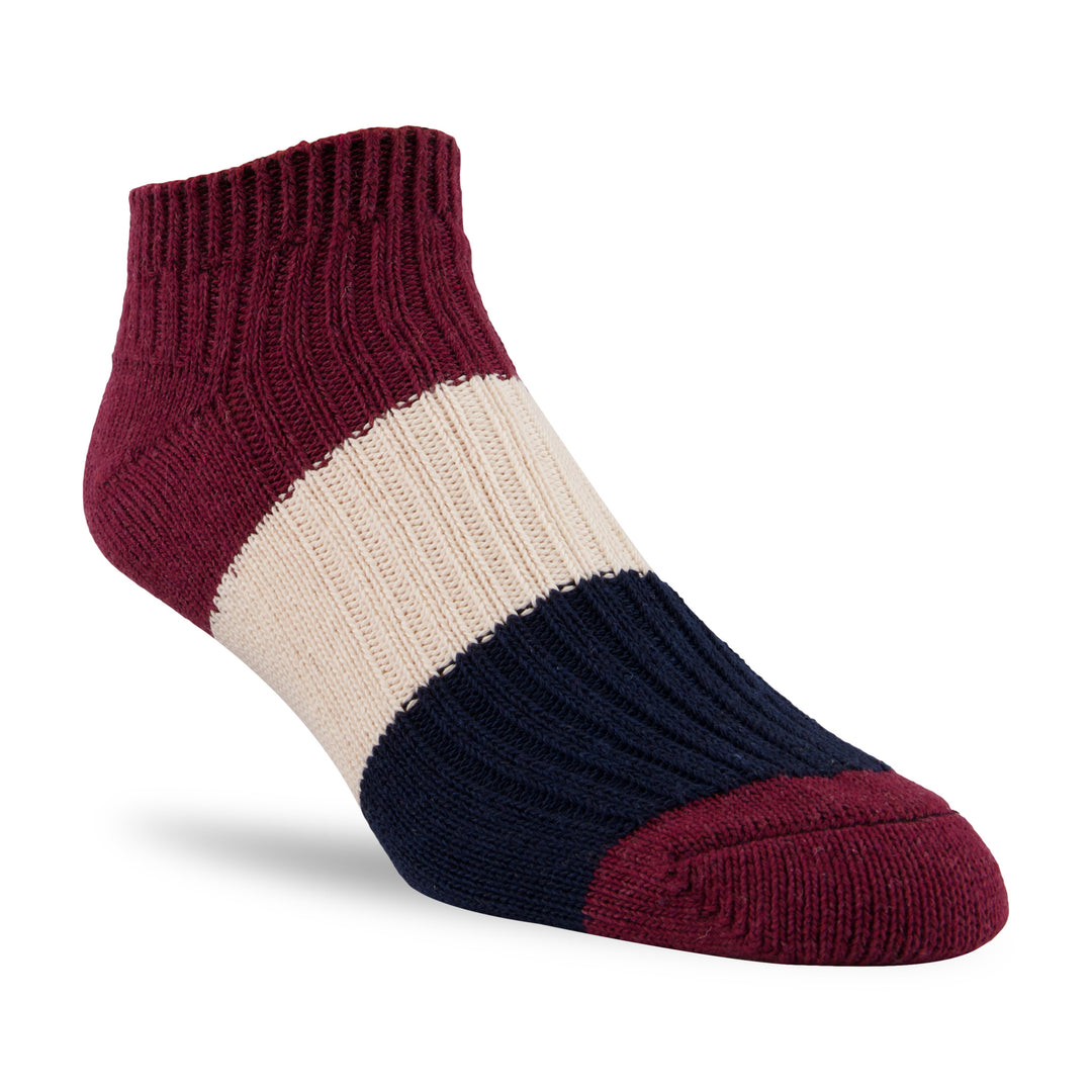tri-colour ankle socks