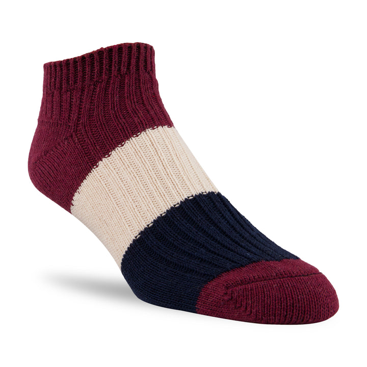 tri-colour ankle socks