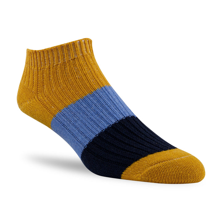 tri-colour ankle socks