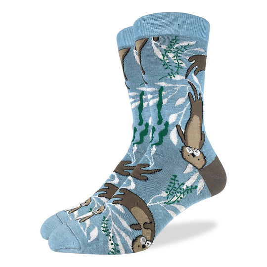 Chaussettes en coton « Loutre de mer » de Good Luck Sock