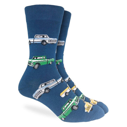 "Trucks" Crew Socks by Good Luck Sock