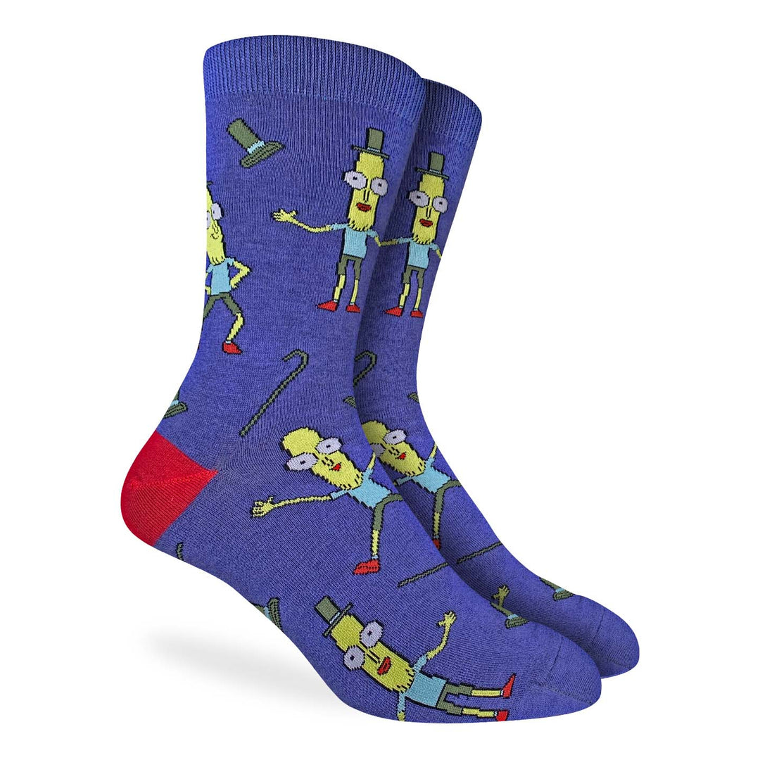 Chaussettes mi-mollet « Mr. Poopybutthole » de Good Luck Sock - Grandes - SOLDES