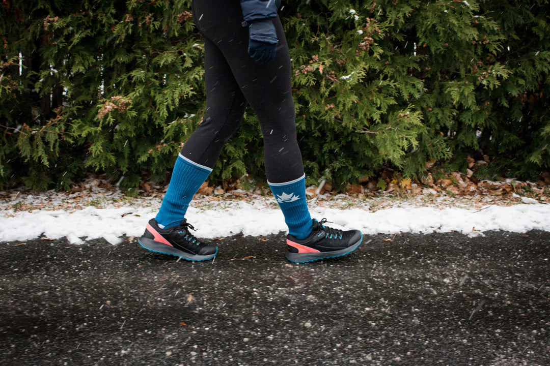 trans canada trail running socks