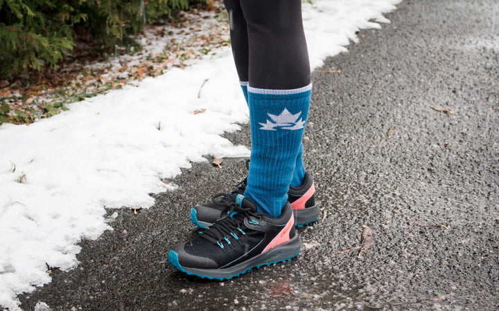 trans canada trail running socks