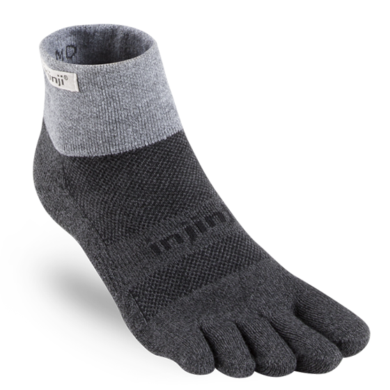 Trail Midweight Mini-Crew Ankle Socks by Injinji – Great Sox