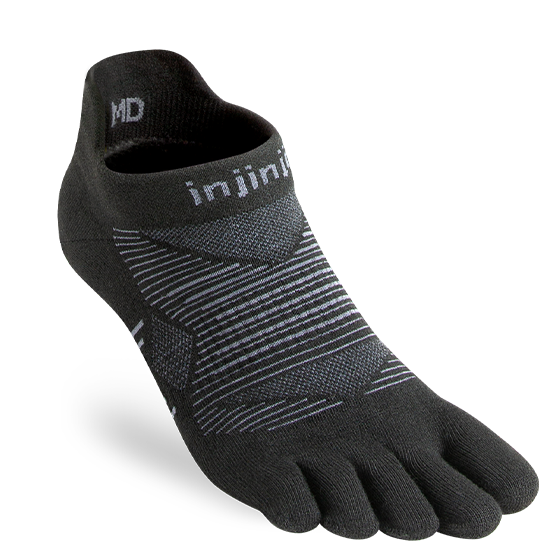 Run Lightweight No Show Toe Socks by Injinji – Great Sox