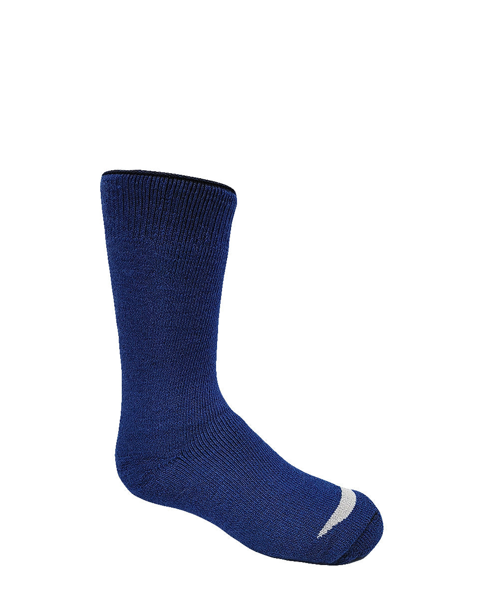 Kid's Merino Wool Thermal Socks In Denim