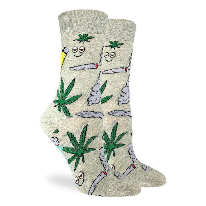 "Stoned Marijuana" Cotton Socks by Good Luck Sock