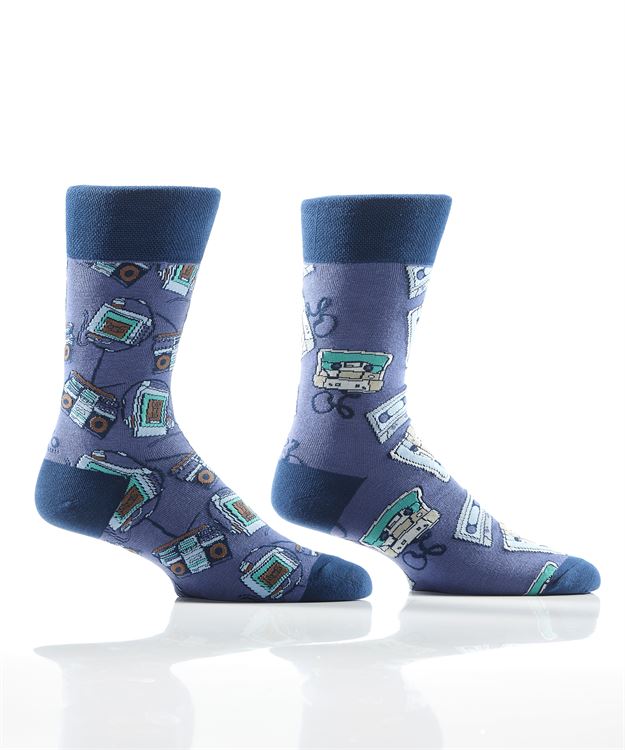 Chaussettes en coton « Cassette & Tape Deck » par YO Sox - Grande