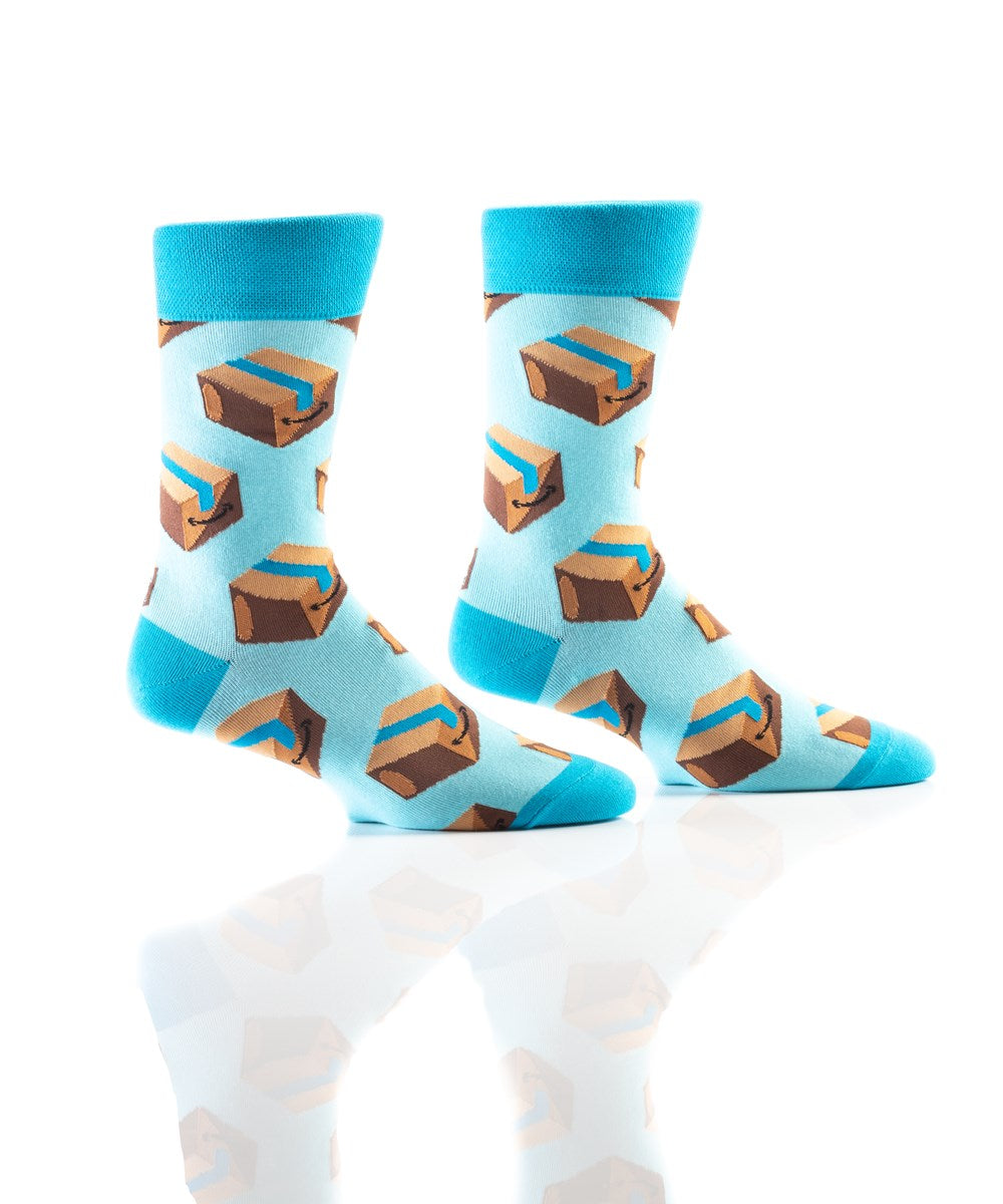 Chaussettes en coton « Delivery Boxes » par YO Sox - Grande taille