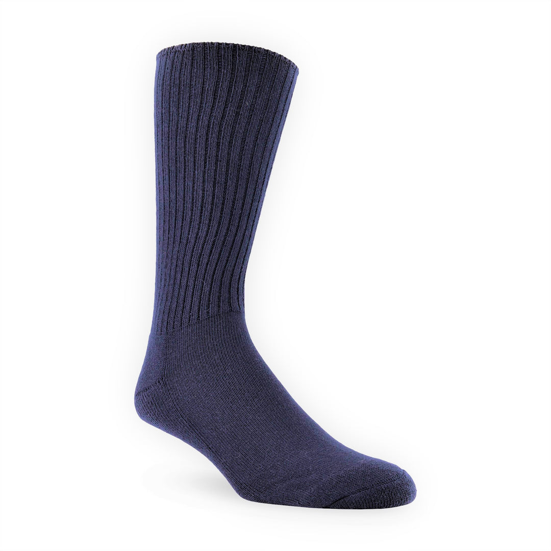 Navy 100% cotton socks