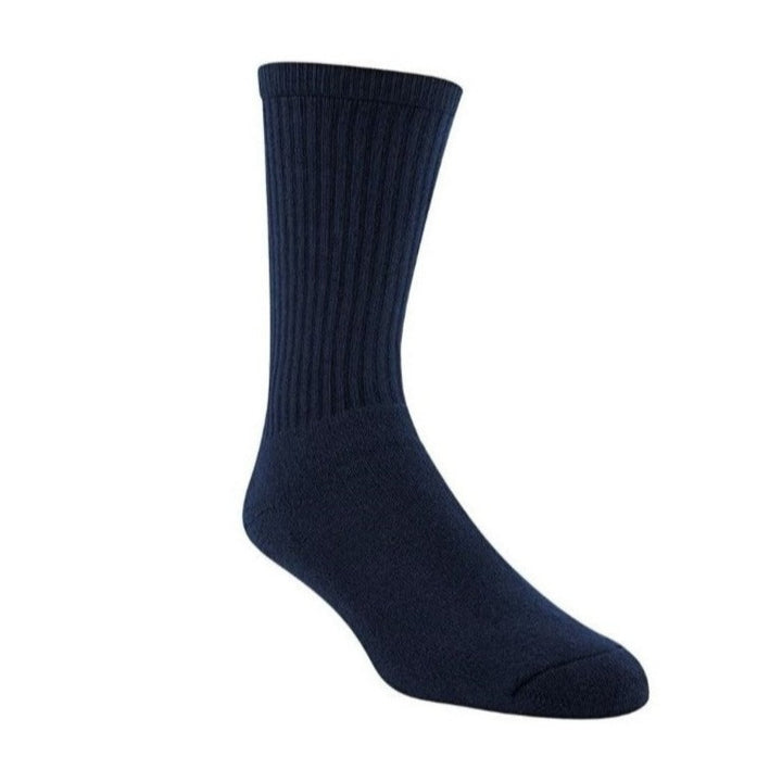 Dress cotton sock in navy