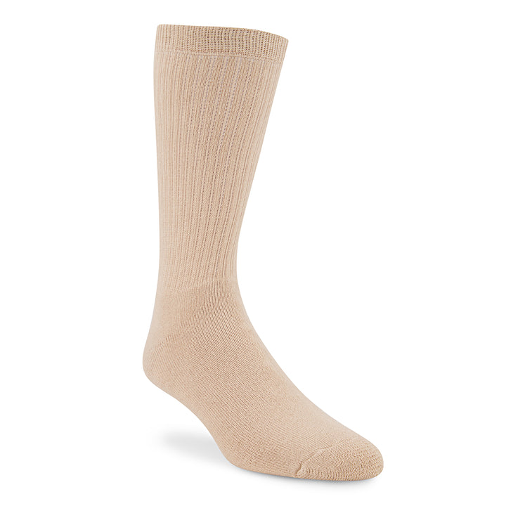 Dress sock in beige