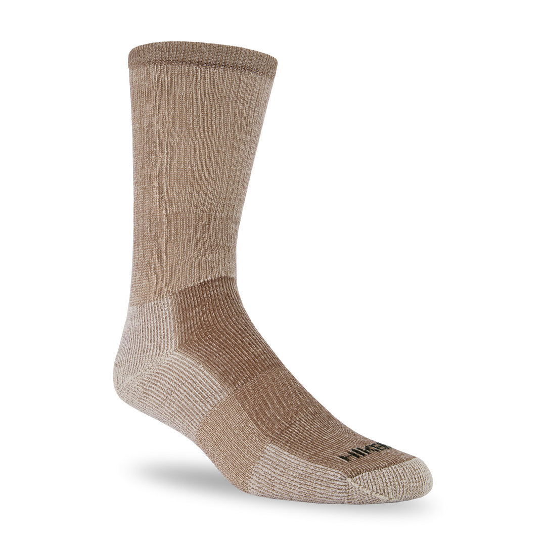 beige merino wool socks