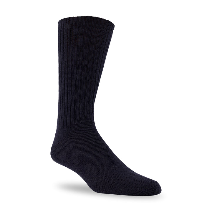 Casual wool sock in black