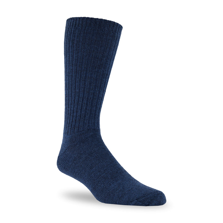 Merino wool diabetic sock in Navy