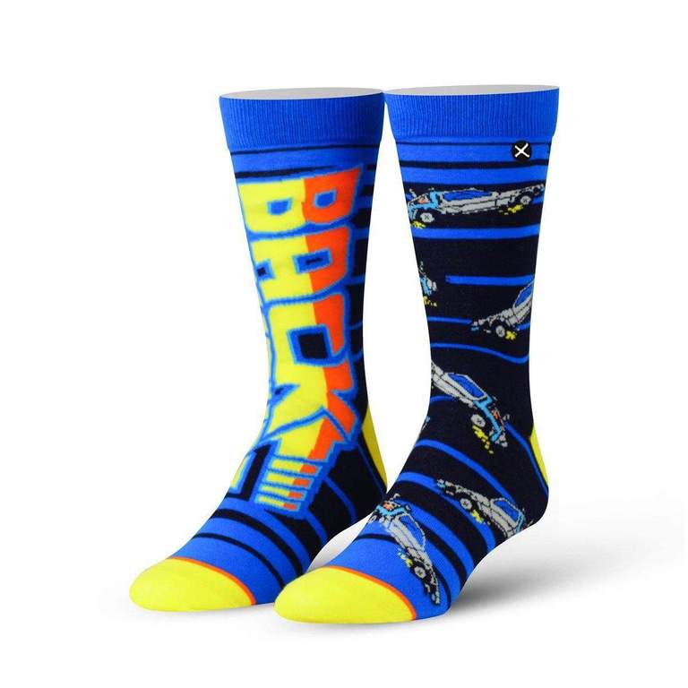 Back to the Future Cotton Crew Socks by ODD Sox – Great Sox