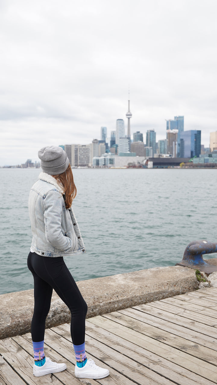 "Toronto" Cotton Socks by Hot Sox