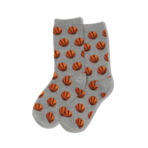 Kids "Basketball" Crew Socks by Hot Sox