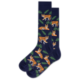 Chaussettes mi-mollet « Tigres » par Hot Sox - Taille L
